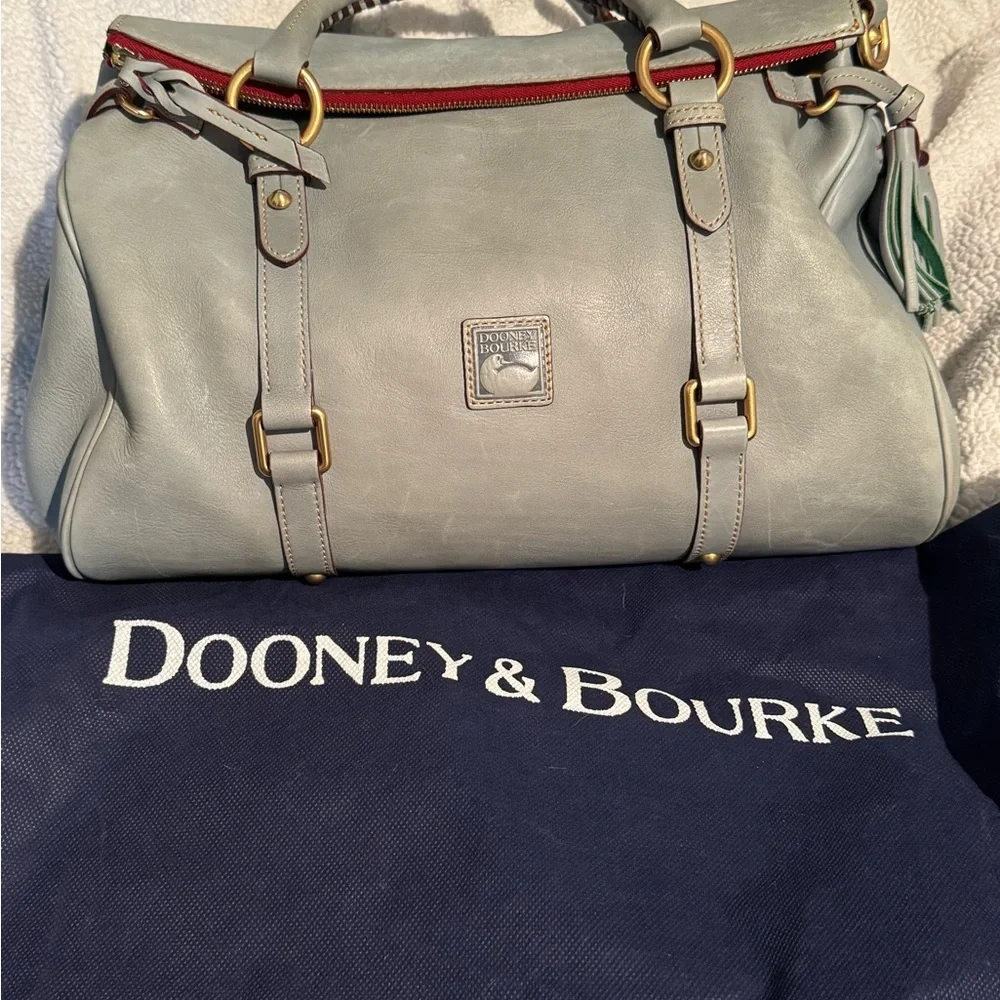 Dooney & Bourke Florentine Satchel Light bluish color - Picture 1 of 10